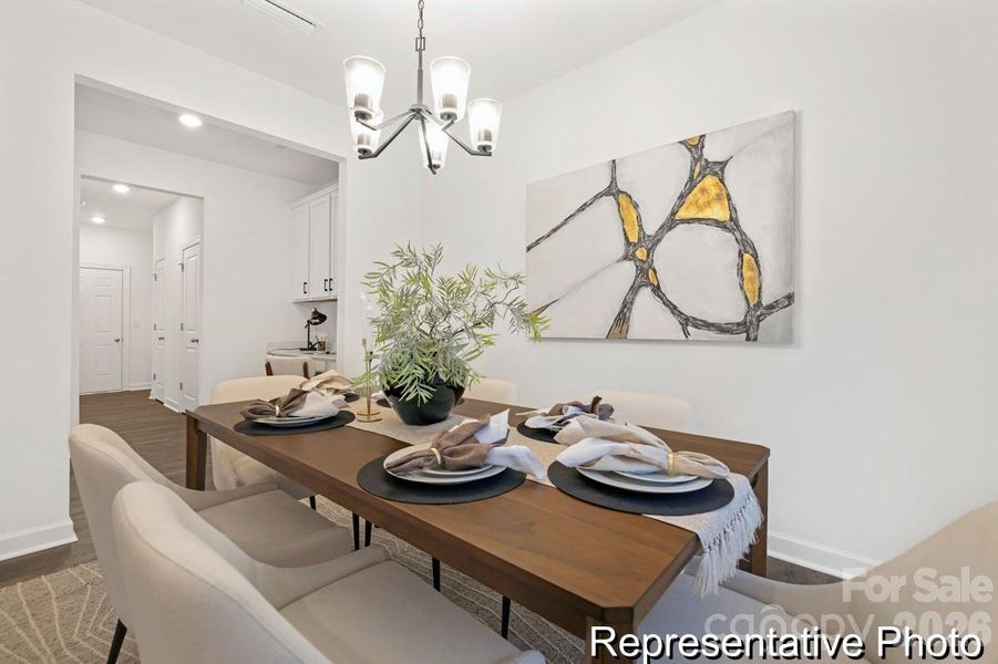 Furnished interior view inside a new home in Shay Crossing, Salisbury (Image 7).