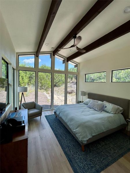 Bedroom featuring light wood-type flooring Bedroom featuring light wood-type flooring