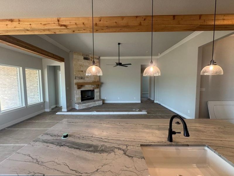 In-progress construction of a new home in Creekview Addition, Van Alstyne, TX (Image 13). In-progress construction of a new home in Creekview Addition, Van Alstyne, TX (Image 13).