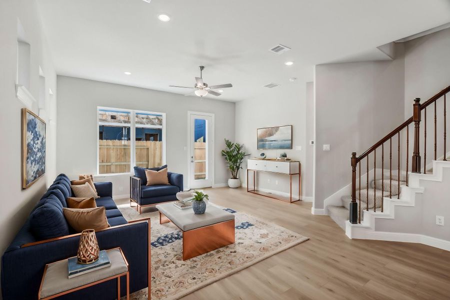 Virtually staged Photos are not of the actual home, but are photos of the builder home with same floorplan
