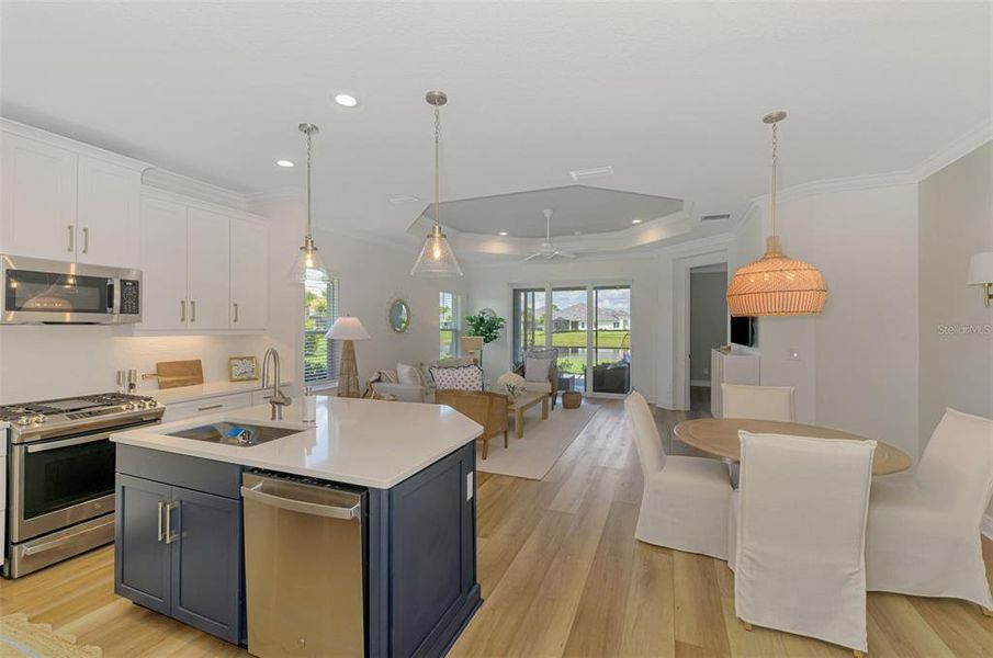 Furnished interior view inside a new home in , Sarasota (Image 7).