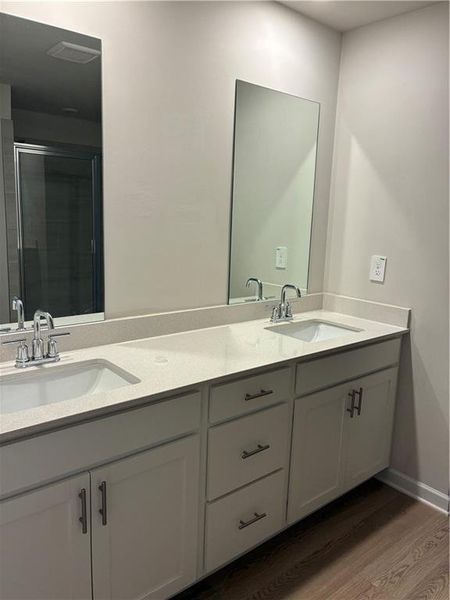 Furnished interior view inside a new home in Hamilton Crossing, Buford (Image 6).