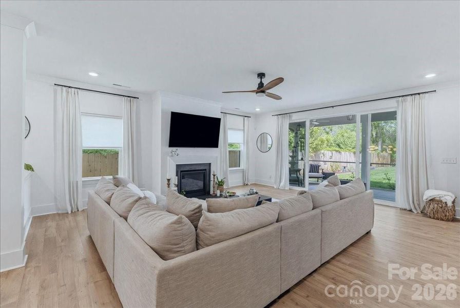 Furnished interior view inside a new home in , Charlotte (Image 16). Furnished interior view inside a new home in , Charlotte (Image 16).