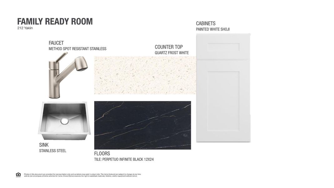 Sample of building materials used in homes in Lariat - 80', Liberty Hill (Image 9).