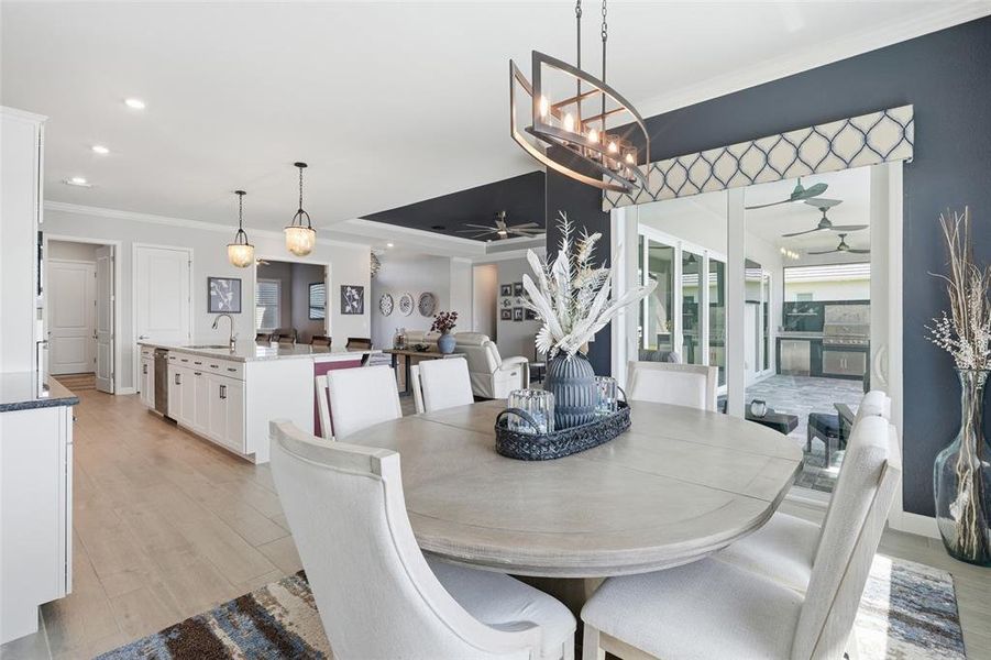 Furnished interior view inside a new home in , Punta Gorda (Image 18).