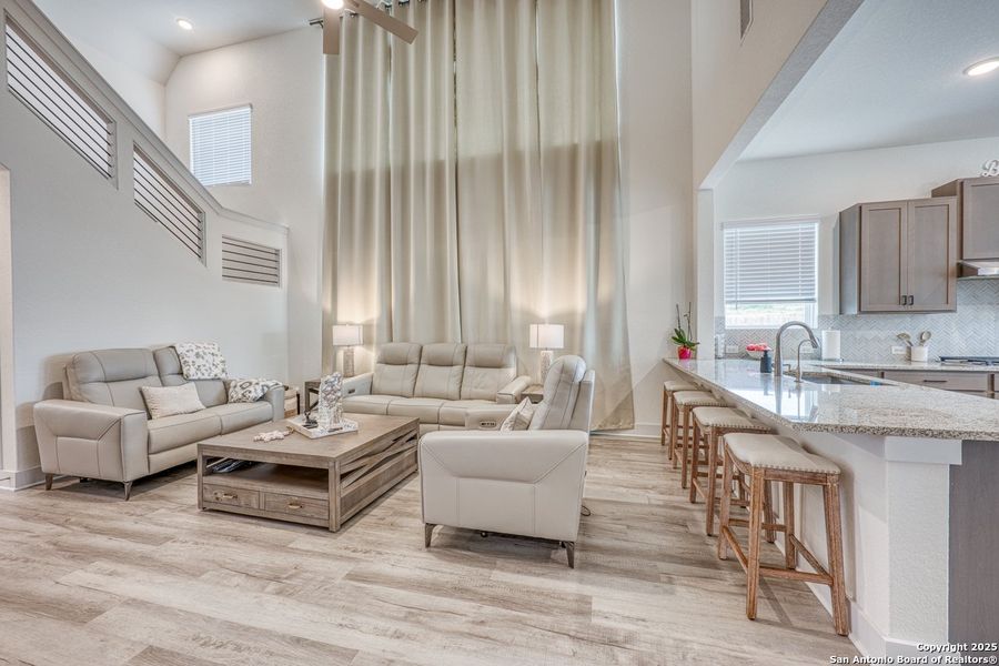 Furnished interior view inside a new home in Hunters Ranch, San Antonio (Image 38). Furnished interior view inside a new home in Hunters Ranch, San Antonio (Image 38).