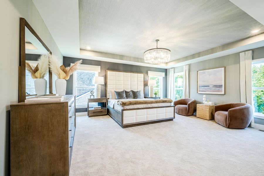 Representative furnished interior of a home built from the Beckett by Fischer Homes in Veranda Manor, Canton (Image 32).