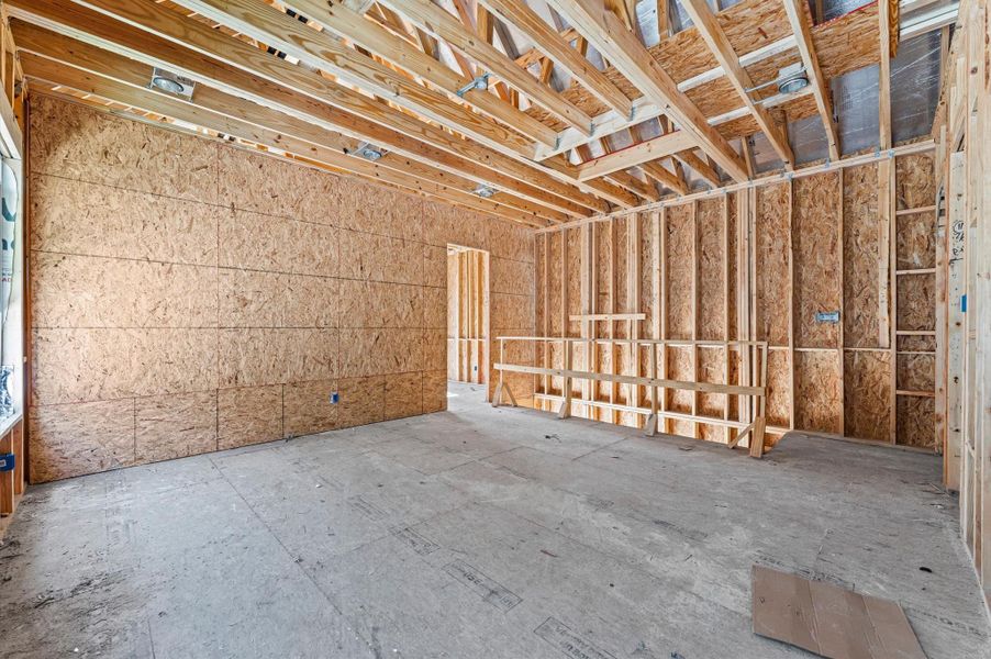 Another view of the expansive flex space upstairs. Another view of the expansive flex space upstairs.