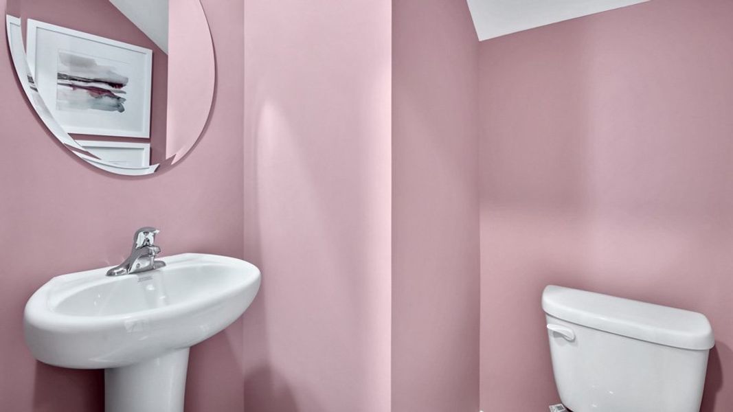 Furnished interior view inside a new home in North Village Townes, Greensboro (Image 13).