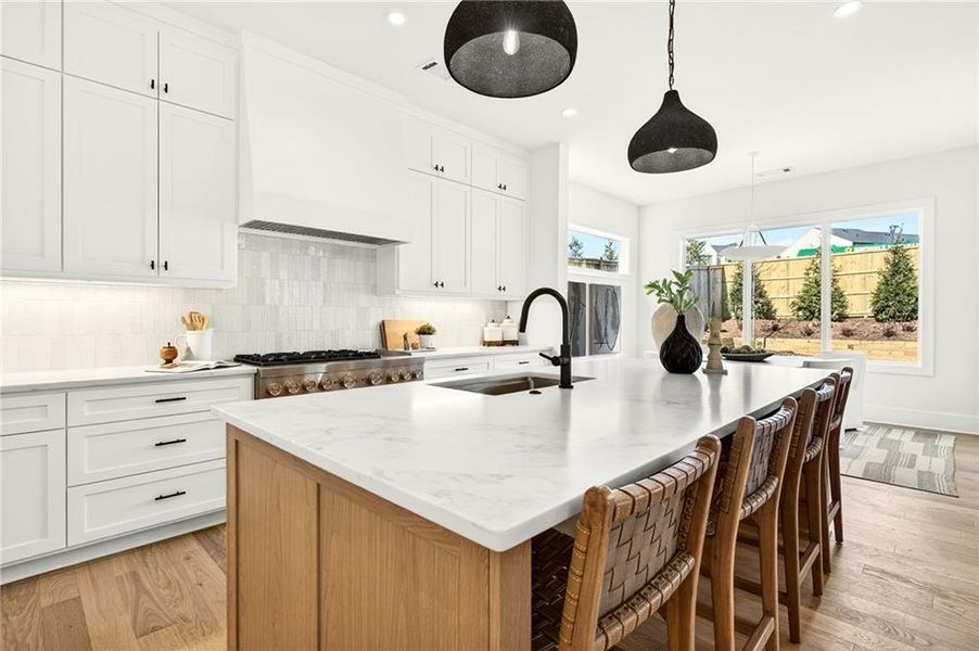 Furnished interior view inside a new home in , Brookhaven (Image 37).