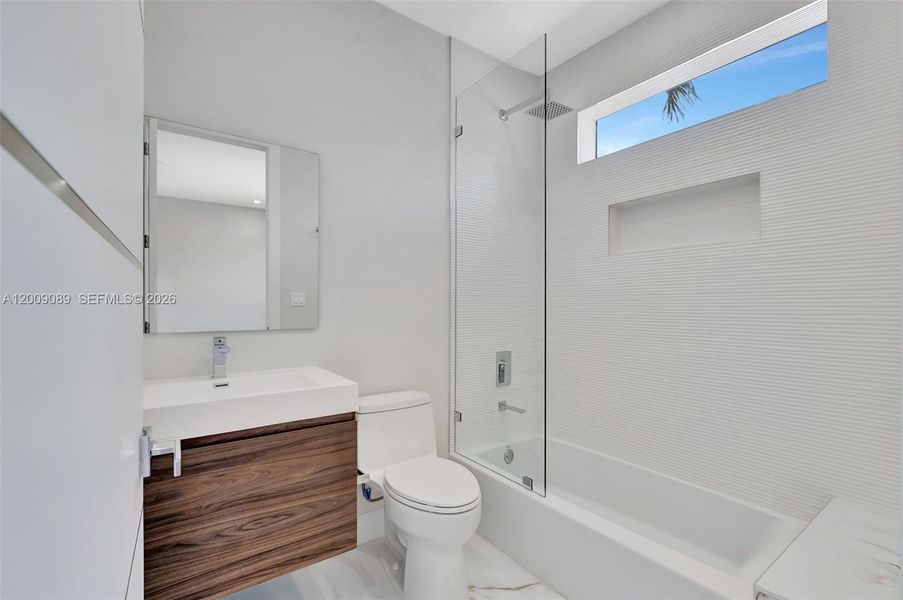 Furnished interior view inside a new home in , Miami (Image 14).