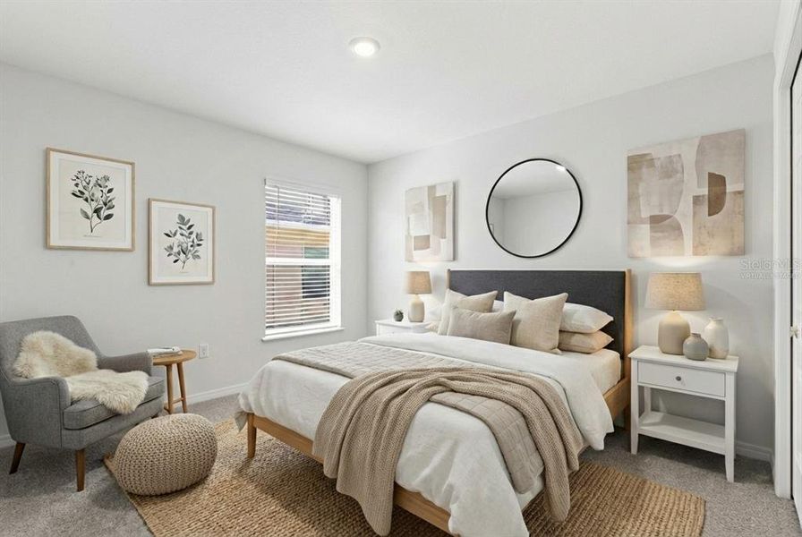 Furnished interior view inside a new home in , Davenport (Image 19).