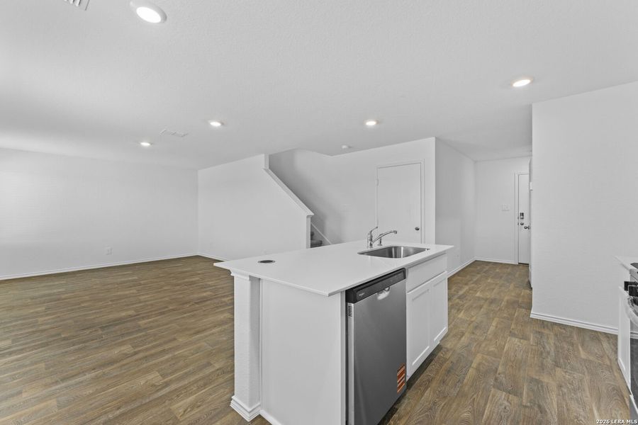 Furnished interior view inside a new home in Preserve at Medina, Von Ormy (Image 4).