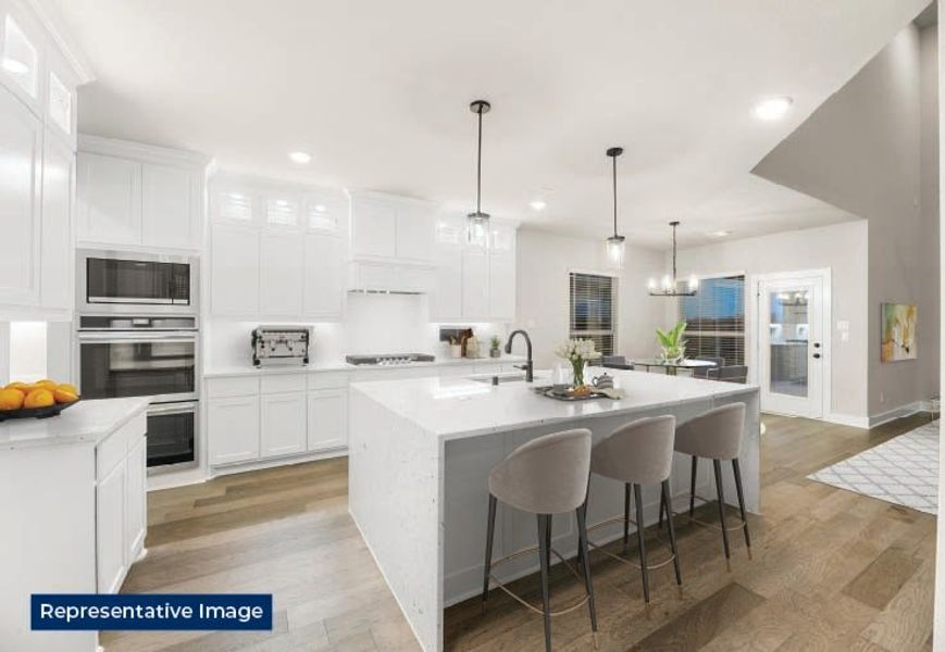 Representative furnished interior of a home built from the Brentwood 3F (w/Media) by First Texas Homes in The Villages of Hurricane Creek, Anna (Image 8). Representative furnished interior of a home built from the Brentwood 3F (w/Media) by First Texas Homes in The Villages of Hurricane Creek, Anna (Image 8).