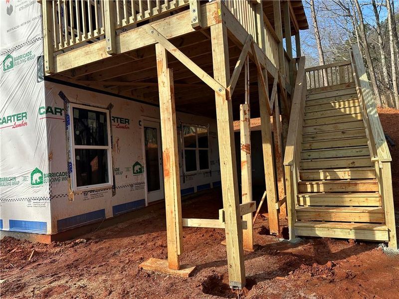 In-progress construction of a new home in , Braselton, GA (Image 7).