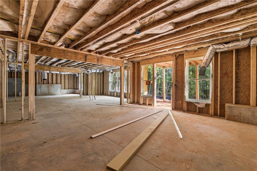 In-progress construction of a new home in , Hoschton, GA (Image 25).