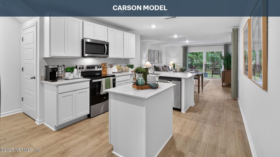 Furnished interior view inside a new home in Hansen Creek, Jacksonville (Image 14).
