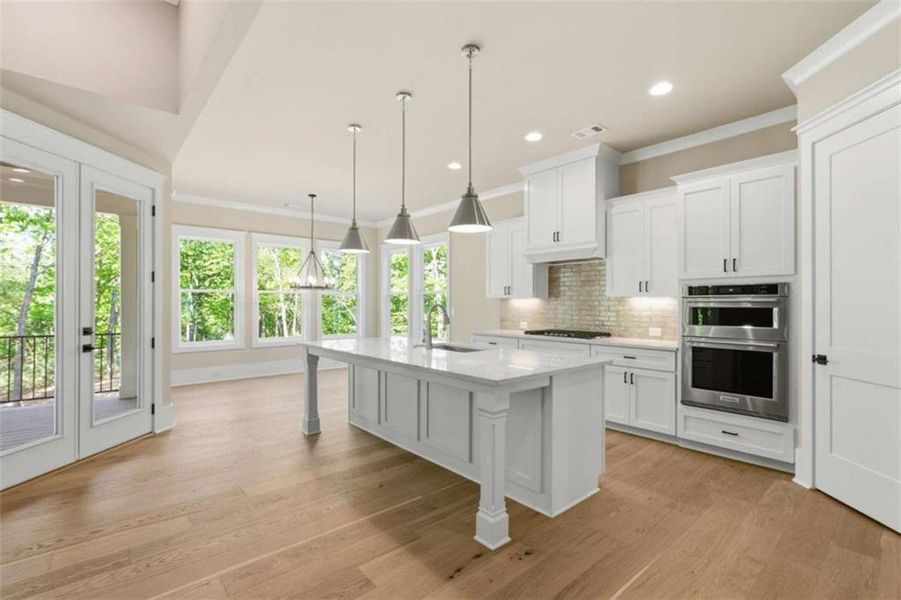 Furnished interior view inside a new home in , Clarkesville (Image 19).