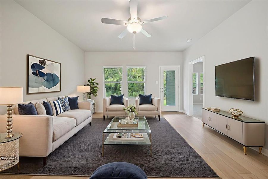 Photo is not of the actual home, but is an inspirational photo of builder’s model home and may depict options, furnishings, and/or decorator features that are not included.