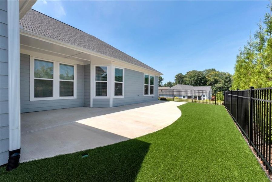 Exterior details and patio area of a home in , Dacula (Image 29). Exterior details and patio area of a home in , Dacula (Image 29).