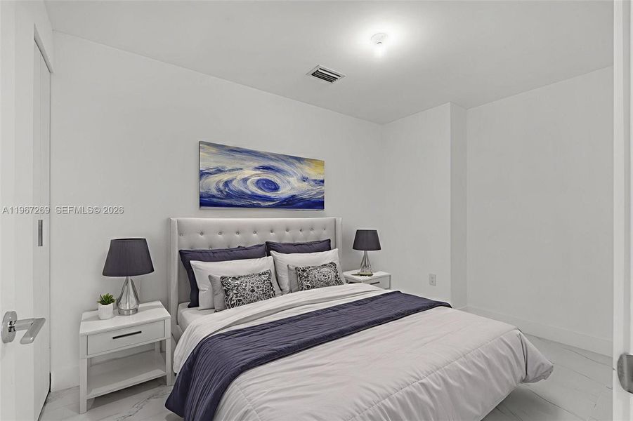 Furnished interior view inside a new home in , Miami (Image 14). Furnished interior view inside a new home in , Miami (Image 14).