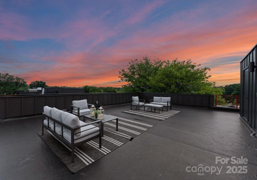 Exterior details and patio area of a home in , Charlotte (Image 3).