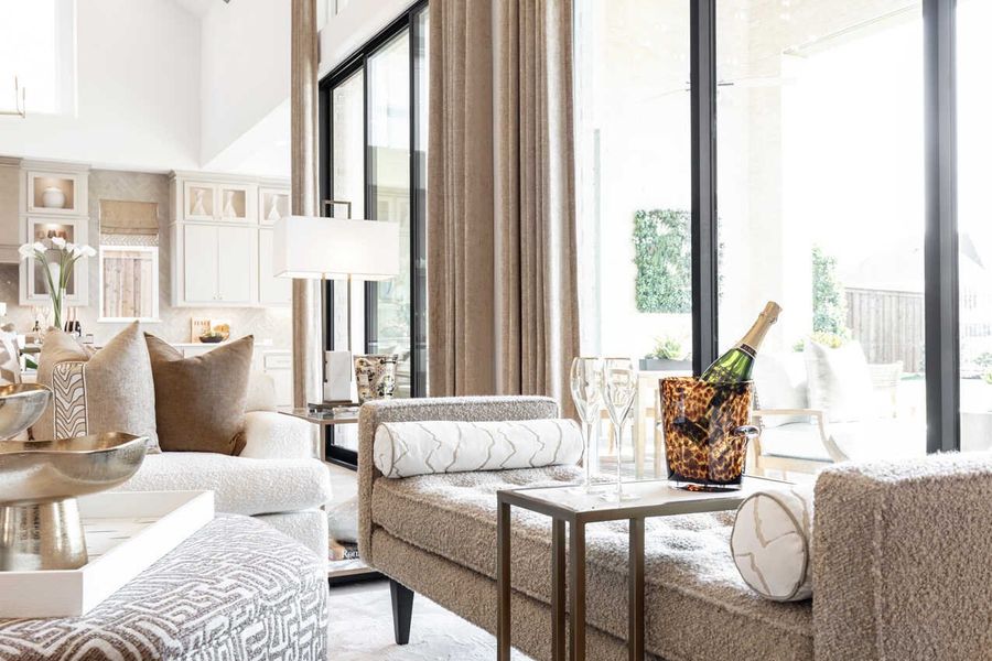 Representative Family Room - some options shown