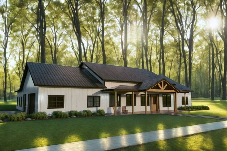 Representative exterior photo of a completed home built from the Cove by Zeal Home Builders in Patti Lynn Hills, Paradise, TX (Image 10).