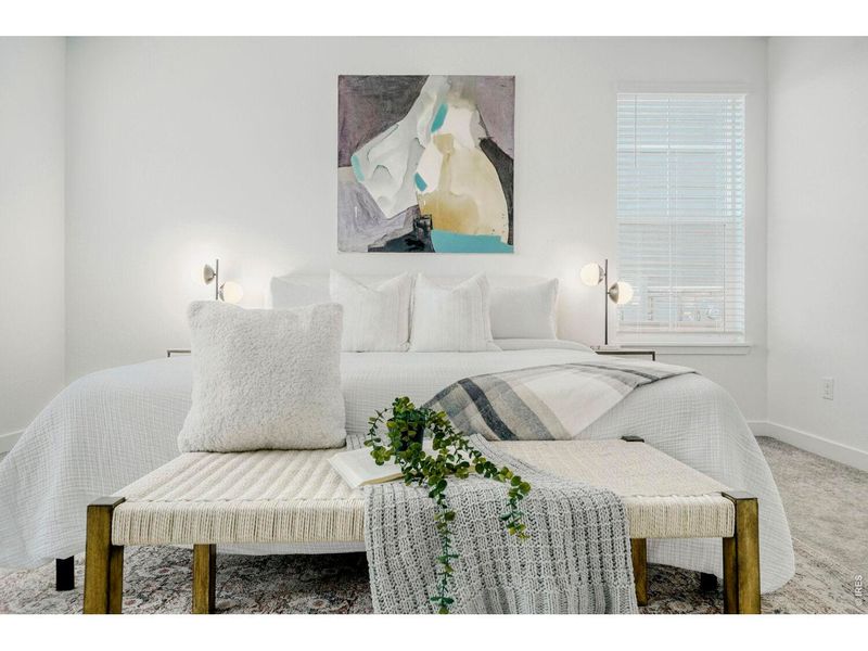 Furnished interior view inside a new home in Sunset Village, Erie (Image 25).