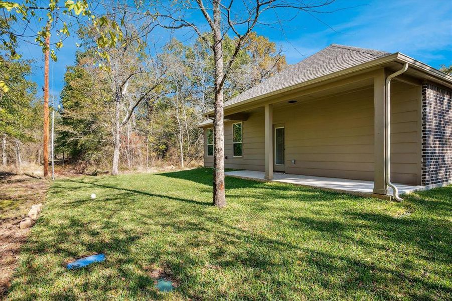 Exterior details and patio area of a home in , Trinidad (Image 3).