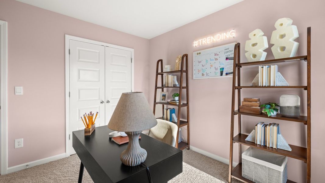 Representative furnished interior of a home built from the Denton TH by D.R. Horton in Brookland Commons, Monroe (Image 27).