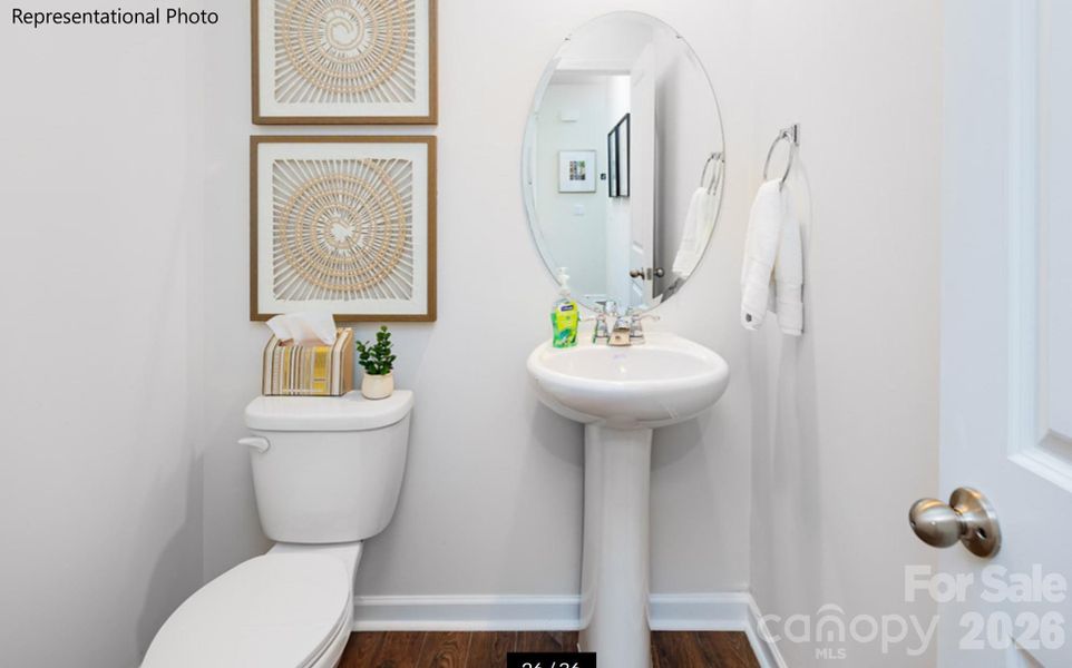 Furnished interior view inside a new home in Brinkley Ridge, Kings Mountain (Image 10).