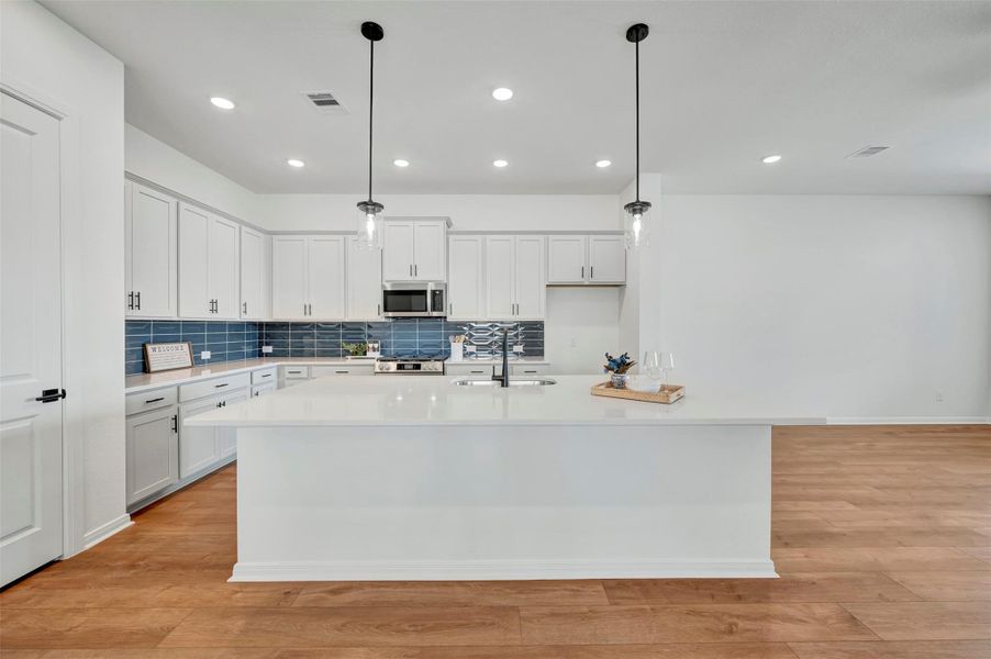 Furnished interior view inside a new home in Jordan Ranch - Terrace Collection, Fulshear (Image 4).
