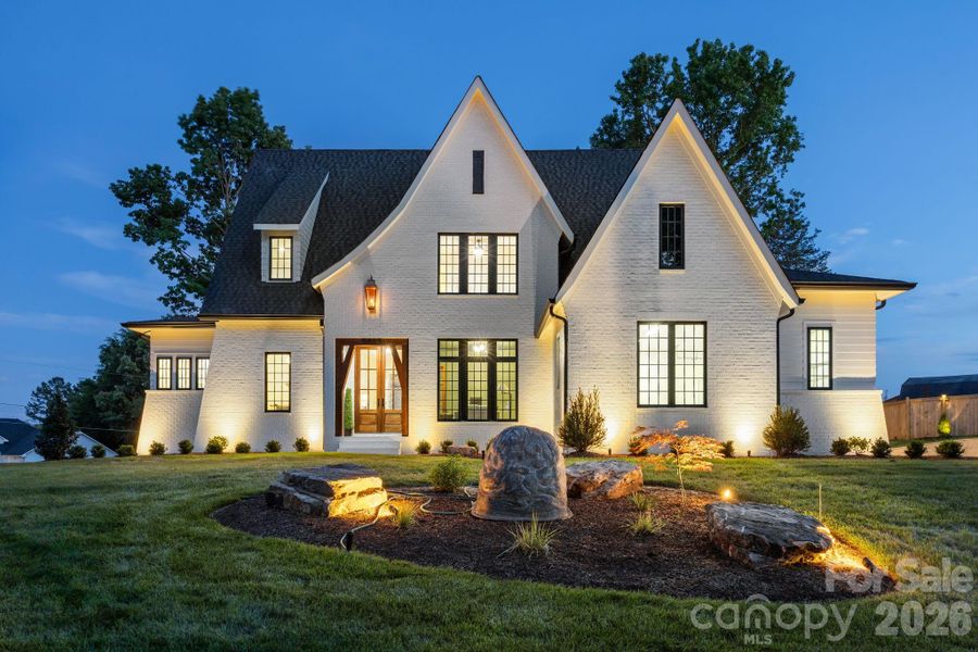 Front exterior of a new home in , Sherrills Ford, NC, highlighting curb appeal (Image 26). Front exterior of a new home in , Sherrills Ford, NC, highlighting curb appeal (Image 26).