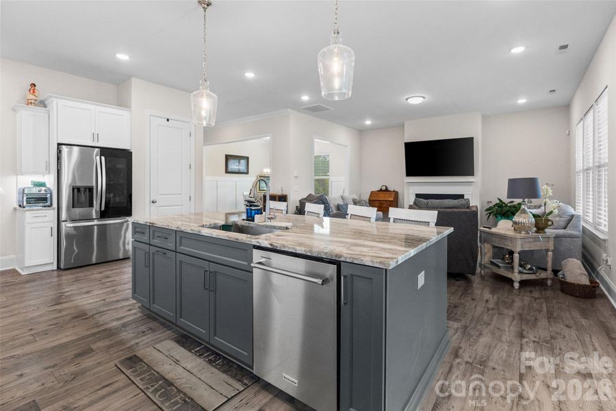 Furnished interior view inside a new home in , Clover (Image 16).
