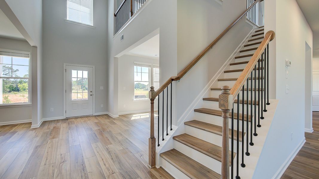Representative furnished interior of a home built from the Clarity - Side Entry by DRB Homes in Brighton, Locust Grove (Image 8). Representative furnished interior of a home built from the Clarity - Side Entry by DRB Homes in Brighton, Locust Grove (Image 8).