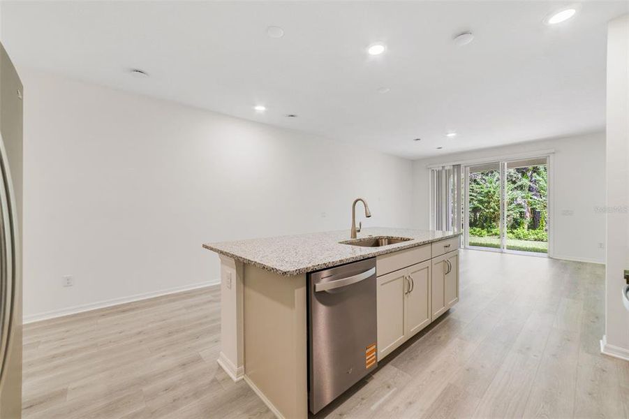 Furnished interior view inside a new home in Towns at Greenleaf, Oviedo (Image 3).