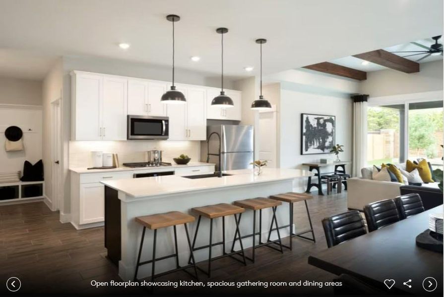 Interior photos- Photo of Pulte model home with same floor plan, not of actual home listed.