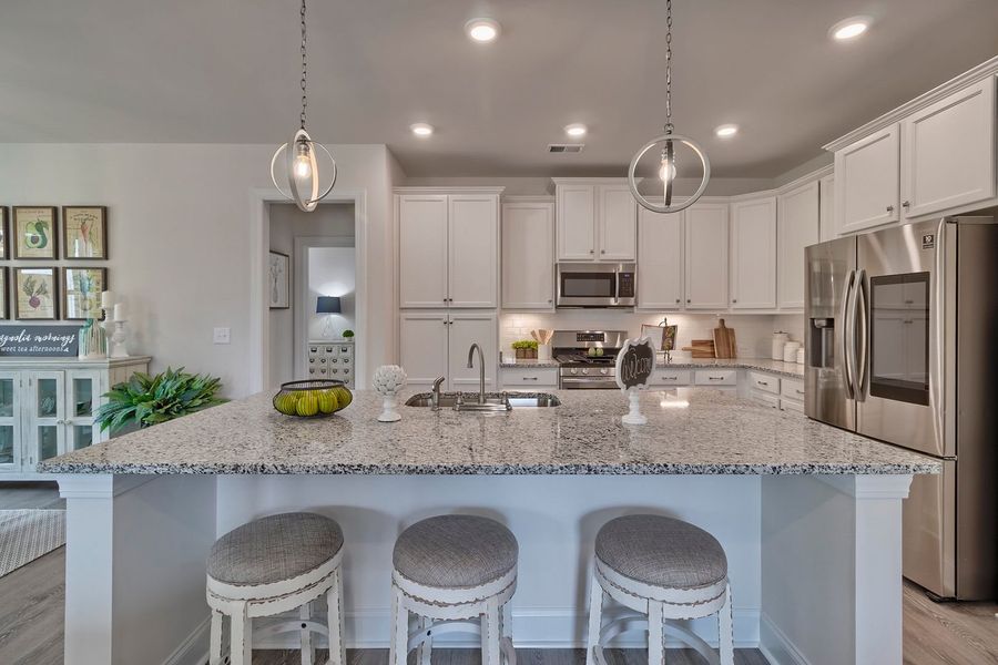 Furnished interior view inside a new home in Timberline Meadows, Sumter (Image 2).