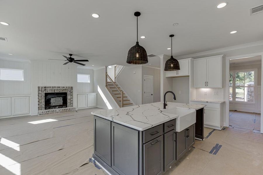 Furnished interior view inside a new home in , Buford (Image 10). Furnished interior view inside a new home in , Buford (Image 10).