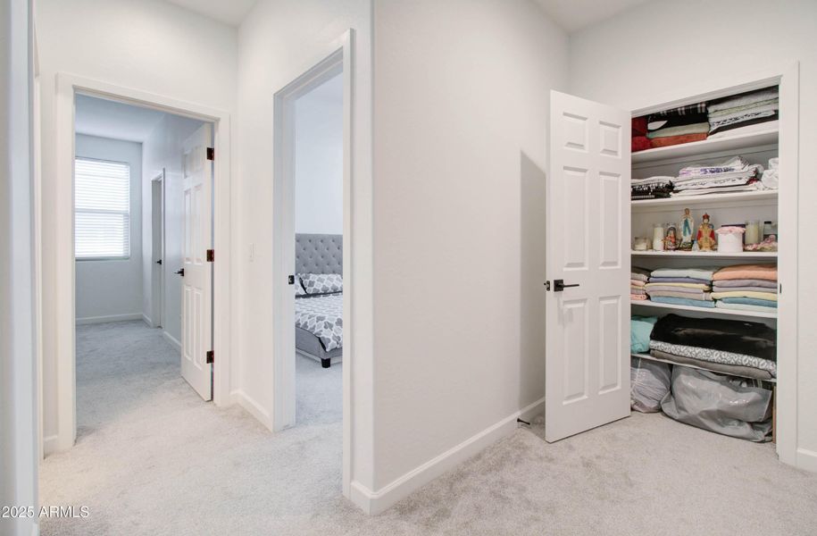 Hallway + Linen Closet