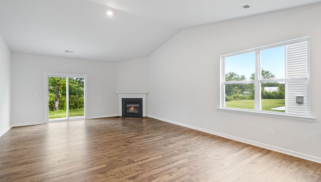 Representative unfurnished interior of a home built from the Davidson by D.R. Horton in Brookside Farms, Greer (Image 13).