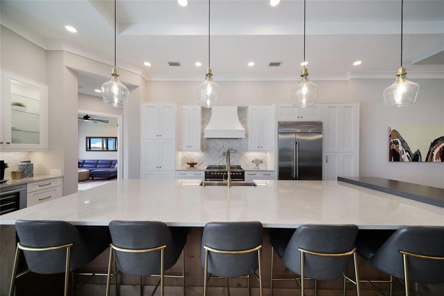 Furnished interior view inside a new home in , Parrish (Image 9).