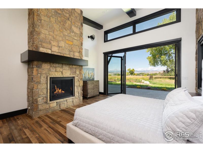 Main level mini-master with outdoor patio