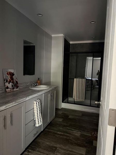 Furnished interior view inside a new home in , Pelican Bay (Image 7).
