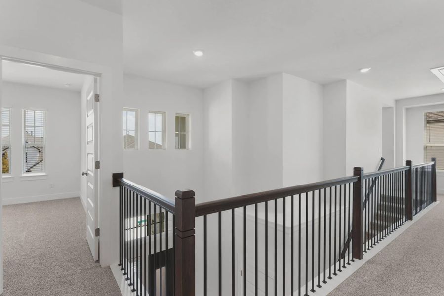 Representative unfurnished interior of a home built from the Archer by Chesmar Homes in Lariat, Liberty Hill (Image 16).