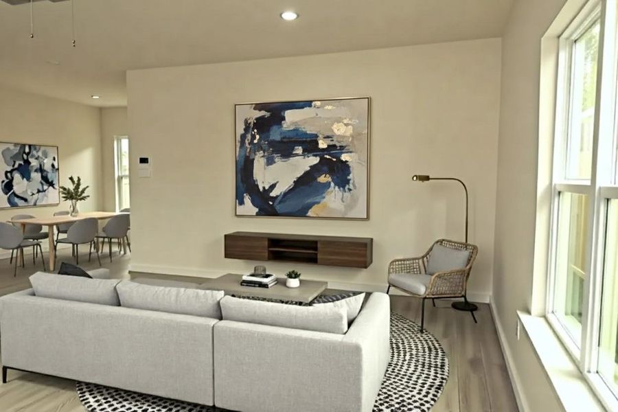 Living Room (Staged)