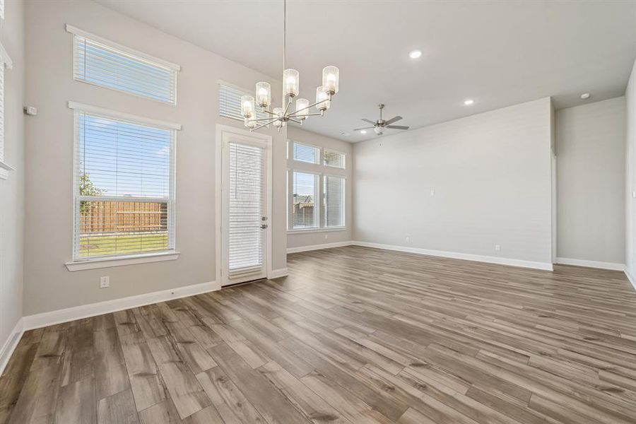 Spacious, unfurnished interior of a new home in Mantua Point Classics, Van Alstyne (Image 17). Spacious, unfurnished interior of a new home in Mantua Point Classics, Van Alstyne (Image 17).