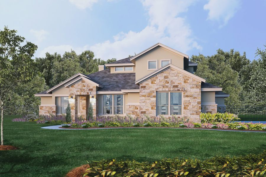 Front exterior of a home in the Leander Estates community, located in Leander, TX (Image 5).