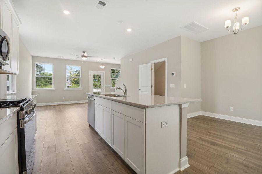 Furnished interior view inside a new home in Founder's Park, Lincolnville (Image 5). Furnished interior view inside a new home in Founder's Park, Lincolnville (Image 5).